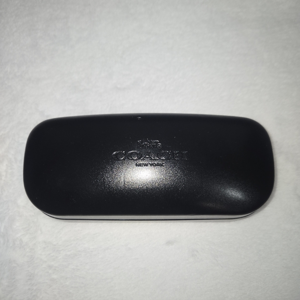 Coach Sleek Black Eyeglass Case